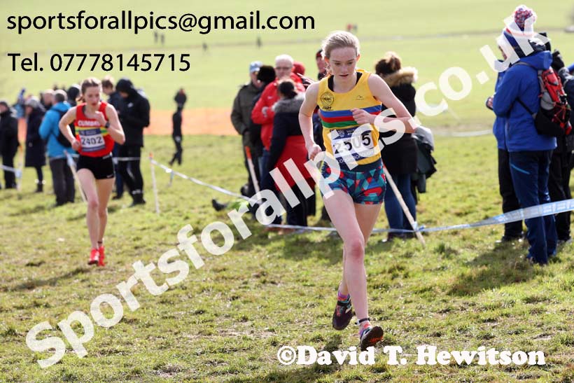 Womens under-20s 2019 British Athletics Inter Counties Cross Country, Prestwood Hall, Loughborough. Photo:  David T. Hewitson/Sports for All Pics
